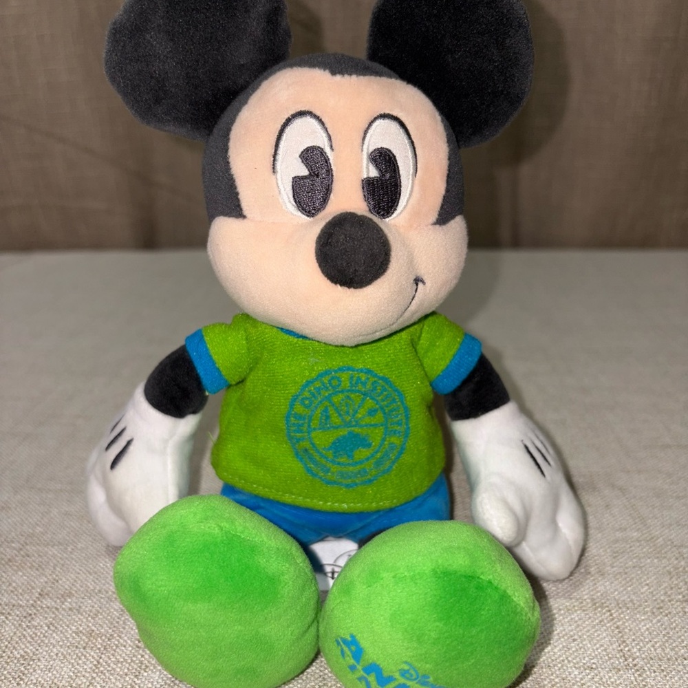 Disney Mickey Mouse Plush Toy - Dino Institute/Animal Kingdom